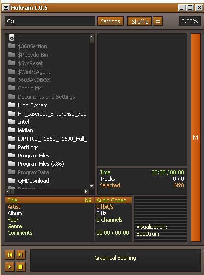 Hokrain(轻量级音乐播放器)下载